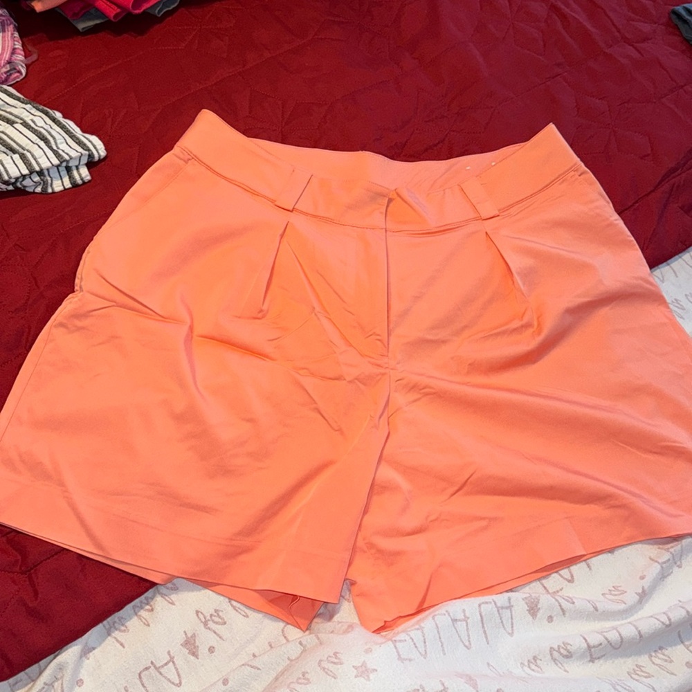 Lane Bryant Dressy Peach Colored Shorts